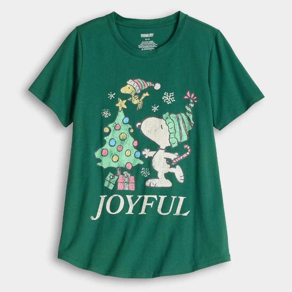 Peanuts Snoopy Graphic Short Sleeve Tee